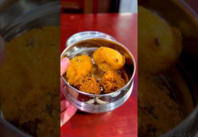 Today’s lunchbox recipe: Lemon rice with sambar & vadai #shortsfeed #lunchideas #lunchbox #lunch